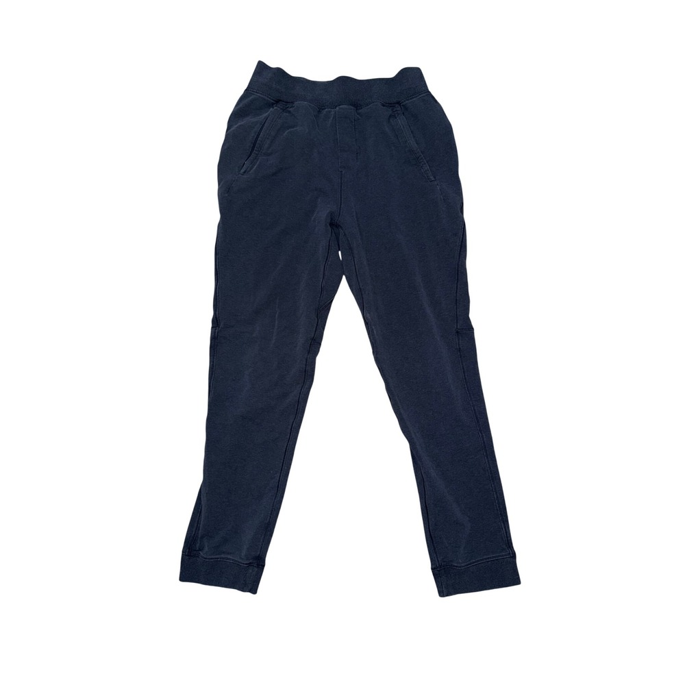 Lululemon City Sweat Jogger Mens Medium Navy Blue Good Tapered French Terry
